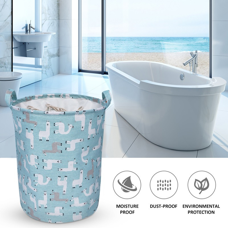 35 cm x 45 cm sulankstomas raištelių prievadas Nešvarių drabužių skalbinių krepšelis žaislams drabužių laikymo kibiras skalbinių organizatorius