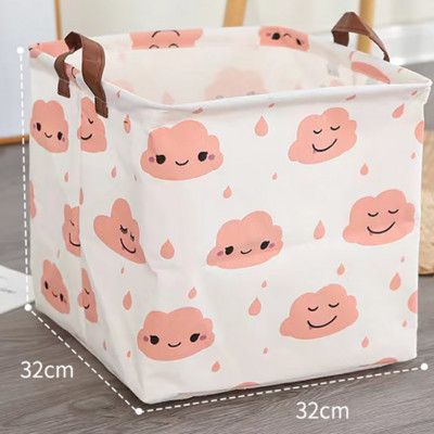 Tárolódoboz Összehajtható, nem szőtt, vízálló felületkezelés Szennyezett szennyes kosár Játékok Különféle kütyük Tároló vödör