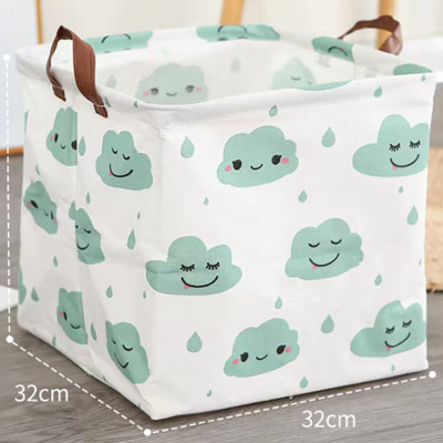 Tárolódoboz Összehajtható, nem szőtt, vízálló felületkezelés Szennyezett szennyes kosár Játékok Különféle kütyük Tároló vödör
