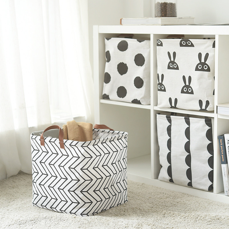 Tárolódoboz Összehajtható, nem szőtt, vízálló felületkezelés Szennyezett szennyes kosár Játékok Különféle kütyük Tároló vödör