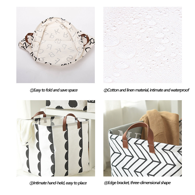 Tárolódoboz Összehajtható, nem szőtt, vízálló felületkezelés Szennyezett szennyes kosár Játékok Különféle kütyük Tároló vödör