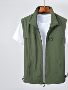 Férfi mellény cipzárral, sok színben