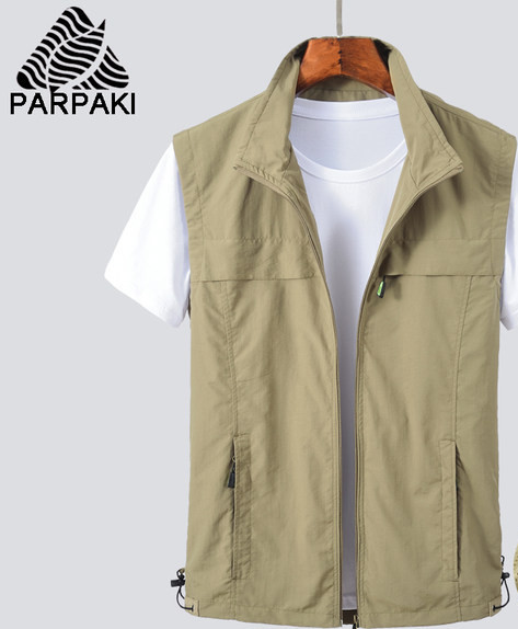 Férfi mellény cipzárral, sok színben