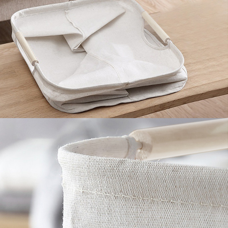 Coș mare de depozitare haine murdare găleată de depozitare jucării sac de rufe din țesătură coș de depozitare portabil pliabil, cutie de depozitare organizator