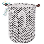 Minimalistinis sulankstomas skalbinių kliūtis didelėms žaislų laikymo dėžėms, vandeniui atsparios drobės nešvarių drabužių krepšelis miegamojo bendrabutyje