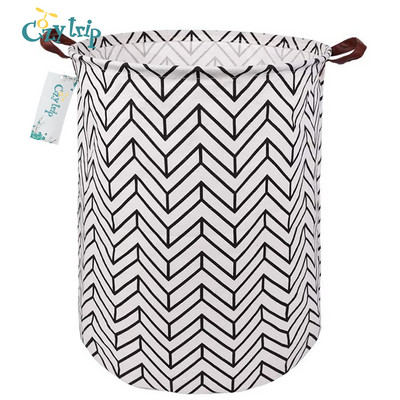 Minimalistinis sulankstomas skalbinių kliūtis didelėms žaislų laikymo dėžėms, vandeniui atsparios drobės nešvarių drabužių krepšelis miegamojo bendrabutyje