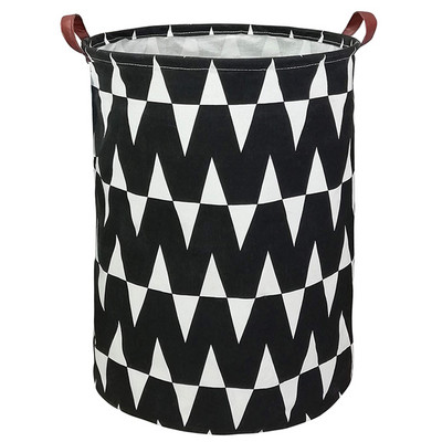 Minimalistinis sulankstomas skalbinių kliūtis didelėms žaislų laikymo dėžėms, vandeniui atsparios drobės nešvarių drabužių krepšelis miegamojo bendrabutyje