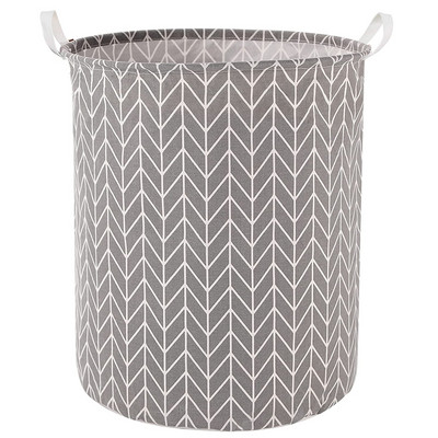 Minimalistinis sulankstomas skalbinių kliūtis didelėms žaislų laikymo dėžėms, vandeniui atsparios drobės nešvarių drabužių krepšelis miegamojo bendrabutyje