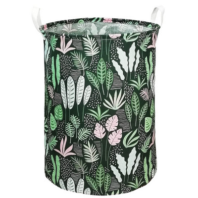 Minimalistinis sulankstomas skalbinių kliūtis didelėms žaislų laikymo dėžėms, vandeniui atsparios drobės nešvarių drabužių krepšelis miegamojo bendrabutyje