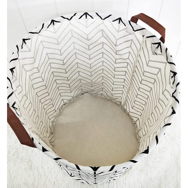 Minimalistinis sulankstomas skalbinių kliūtis didelėms žaislų laikymo dėžėms, vandeniui atsparios drobės nešvarių drabužių krepšelis miegamojo bendrabutyje