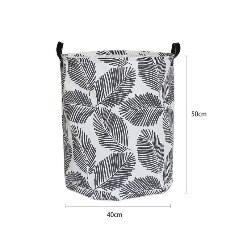 Drobė vandeniui atsparus skalbinių tvarkyklės krepšelis didelės talpos skalbinių kliūtis nešvarių drabužių laikymo krepšys žaislas namuose 1 vnt.