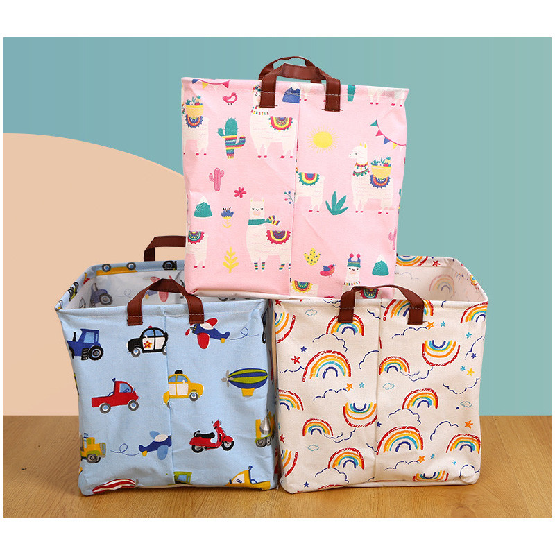 Mosodai kosár Négyzet Piszkos Ruhák Játékok Összecsukható Szervező Vödör Pormentes Nagy Tároló Hordó Határoló Tároló Különféle Tároló Konténer