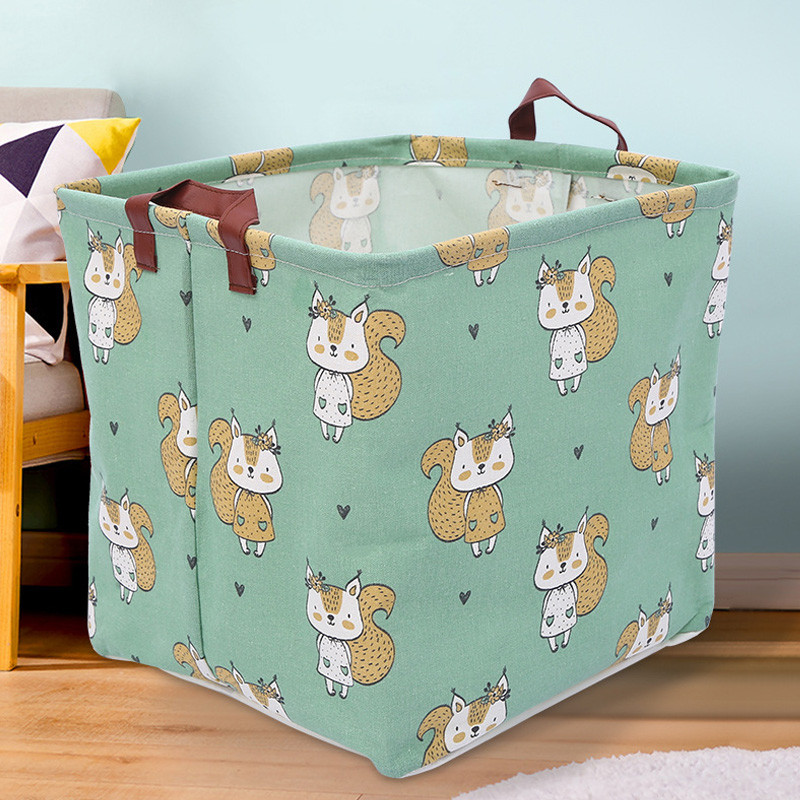 Mosodai kosár Négyzet Piszkos Ruhák Játékok Összecsukható Szervező Vödör Pormentes Nagy Tároló Hordó Határoló Tároló Különféle Tároló Konténer