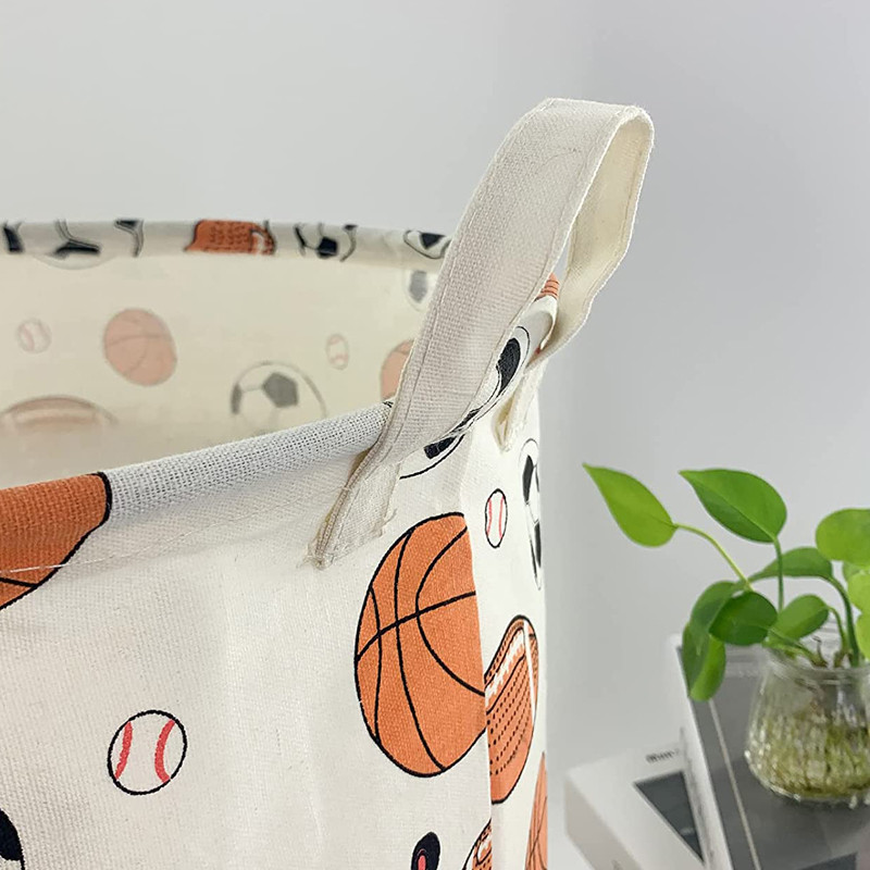 Sulankstomas skalbinių krepšelis, vandeniui atspari danga, vaikų žaislų laikymo dėžė, didelė nešvarių drabužių krepšys berniukams ir mergaitėms