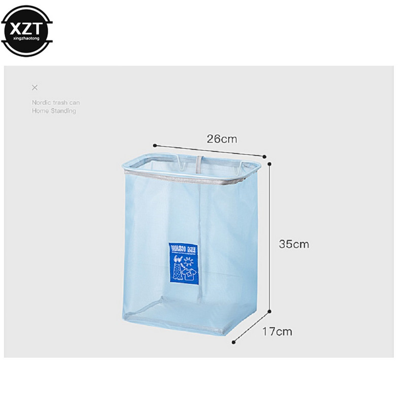 Seinale kinnitatav hingav pesukorv Kokkupandav määrdunud riiete korv Vannitoa riided Pesu hoiustamiskorvid Mänguasjade korraldaja