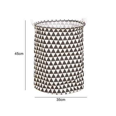 Ümmargune pesukorv, suure mahutavusega hoiukasti kott, suur takistus, kokkupandav riiete mänguasjakorv, ämbri korraldaja
