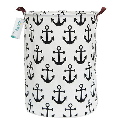 Didelis skalbinių kliūtis sulankstomas nešvarių drabužių laikymo krepšelis vandeniui atsparus apvalus žaislų laikiklis miegamojo vonios kambariui