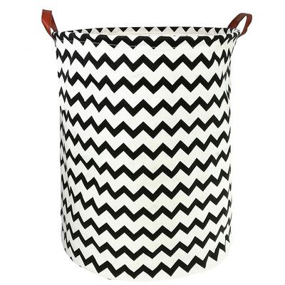 Didelis skalbinių kliūtis sulankstomas nešvarių drabužių laikymo krepšelis vandeniui atsparus apvalus žaislų laikiklis miegamojo vonios kambariui