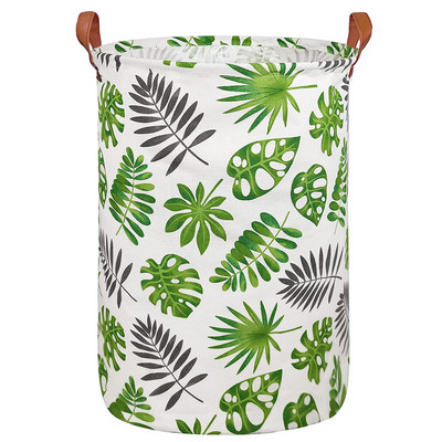 Didelis skalbinių kliūtis sulankstomas nešvarių drabužių laikymo krepšelis vandeniui atsparus apvalus žaislų laikiklis miegamojo vonios kambariui