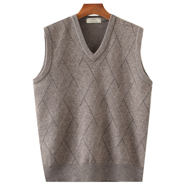 Vestă pentru bărbați cu decolteu în V în trei culori