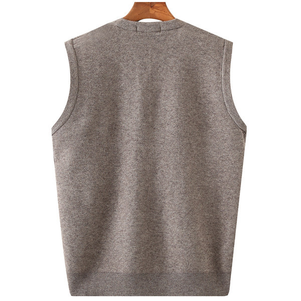 Vestă pentru bărbați cu decolteu în V în trei culori