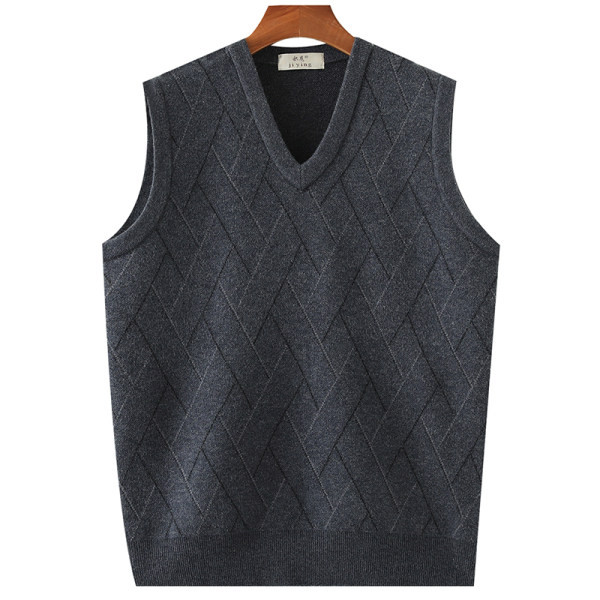 Vestă pentru bărbați cu decolteu în V în trei culori