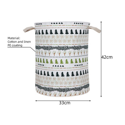 Coș de rufe pliabil de capacitate mare Sac de gunoi de depozitare rotund Coș mare de jucărie pliabil Coș de haine Organizator de găleți