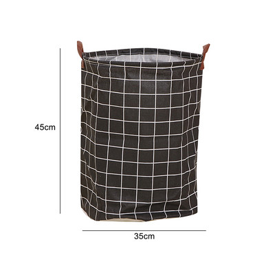 Coș de rufe pliabil de capacitate mare Sac de gunoi de depozitare rotund Coș mare de jucărie pliabil Coș de haine Organizator de găleți