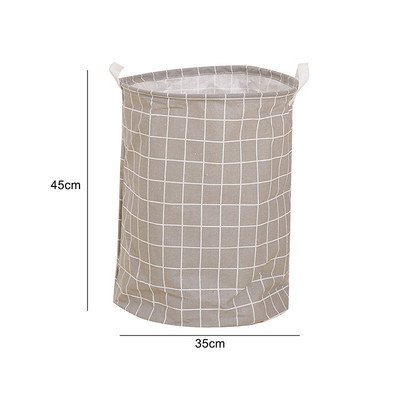 Coș de rufe pliabil de capacitate mare Sac de gunoi de depozitare rotund Coș mare de jucărie pliabil Coș de haine Organizator de găleți