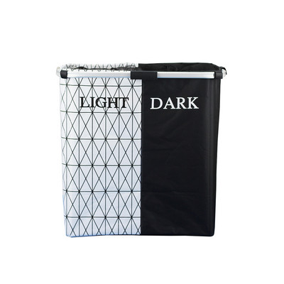 2 grotelės Sulankstomas skalbinių krepšelis Didelės talpos nešvarūs drabužiai trukdo sulankstyti svetainei Vonios kambario kampas įvairioms reikmenims laikyti