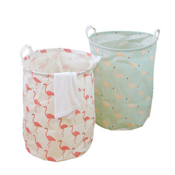 Кошница за съхранение на мръсно пране Сгъваема кофа за дрехи с голям капацитет Детска кошница за играчки Домашен водоустойчив органайзер с дръжки