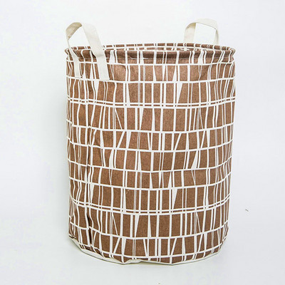 Kosár tárolása Piszkos ruhanemű Összecsukható nagy kapacitású ruházat Vödör Gyerekjátékkosár Otthon Vízálló rendező fogantyúkkal