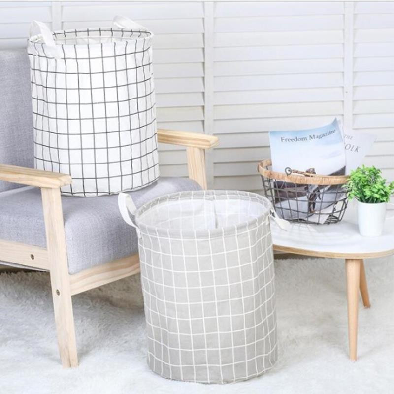 Kosár tárolása Piszkos ruhanemű Összecsukható nagy kapacitású ruházat Vödör Gyerekjátékkosár Otthon Vízálló rendező fogantyúkkal