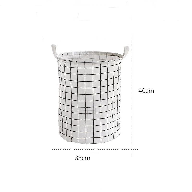 Kosár tárolása Piszkos ruhanemű Összecsukható nagy kapacitású ruházat Vödör Gyerekjátékkosár Otthon Vízálló rendező fogantyúkkal