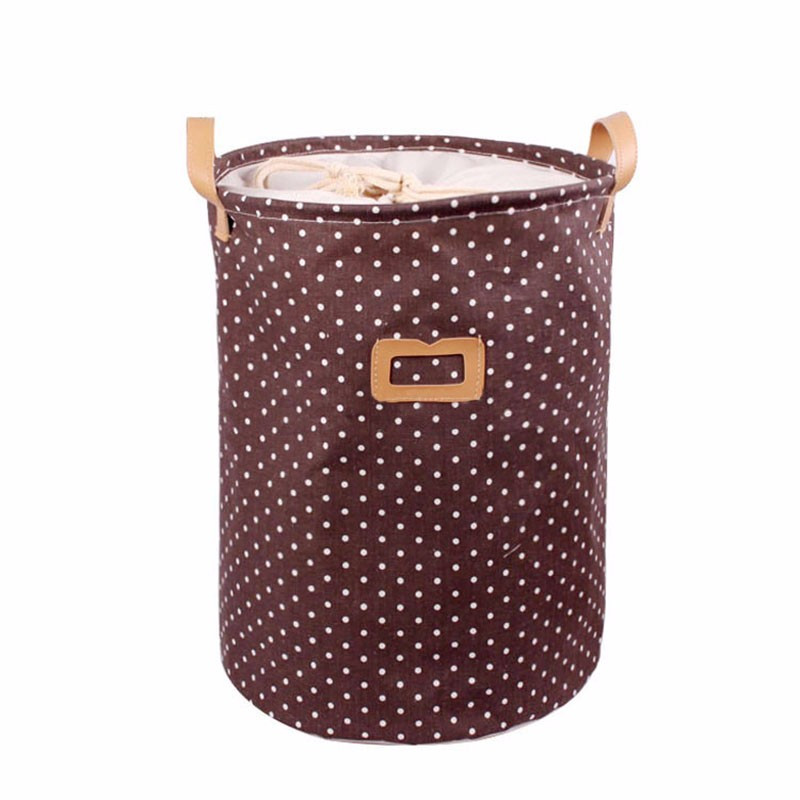 Virvelės laikymo krepšelis su dangteliu ir rankena Drabužių organizatorius Vaikų žaislų laikymo kibiras Medvilniniai skalbiniai, sulankstomi skalbinių kliūtys
