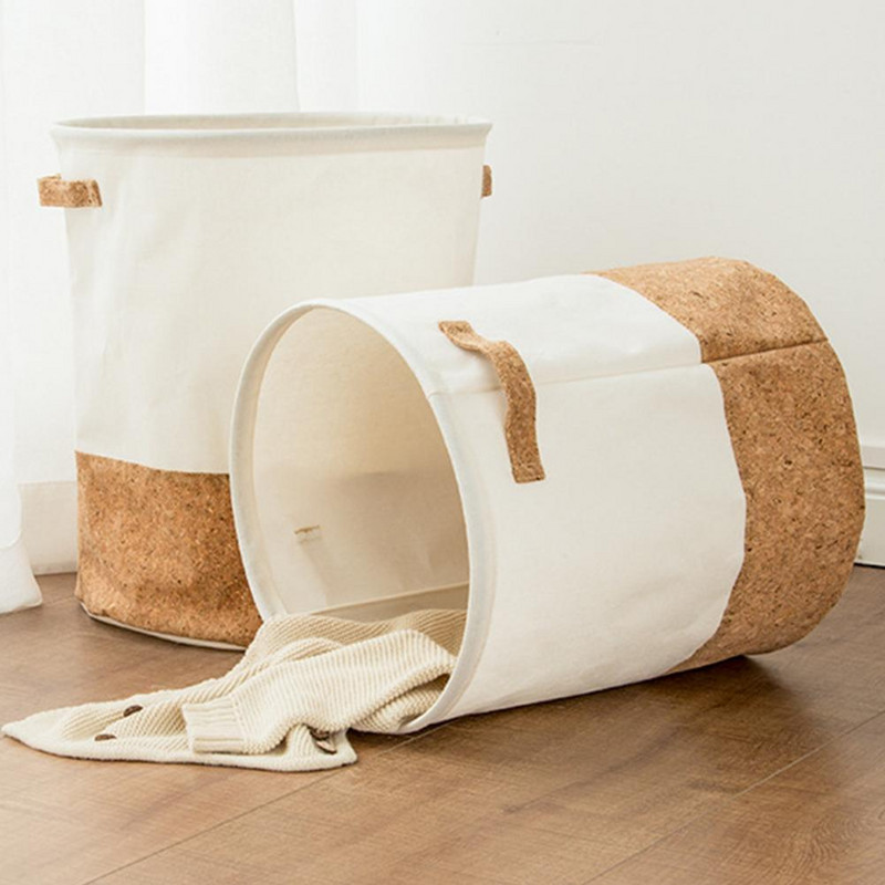 Κομψό καλάθι πλυντηρίου χωρίς οσμή Πτυσσόμενο Καλάθι ενδυμάτων διαμερίσματος μεγάλης χωρητικότητας