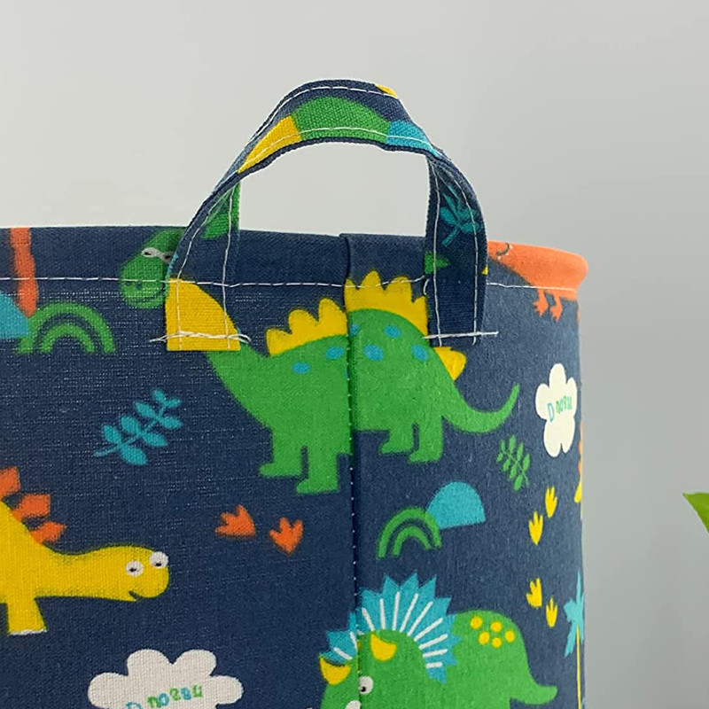 Atsparus vandeniui dinozaurų skalbinių kliūtis sulankstomas darželio žaislų laikymo dėžė Didelė nešvarių drabužių laikymo krepšelis vaikų kambario laikymui