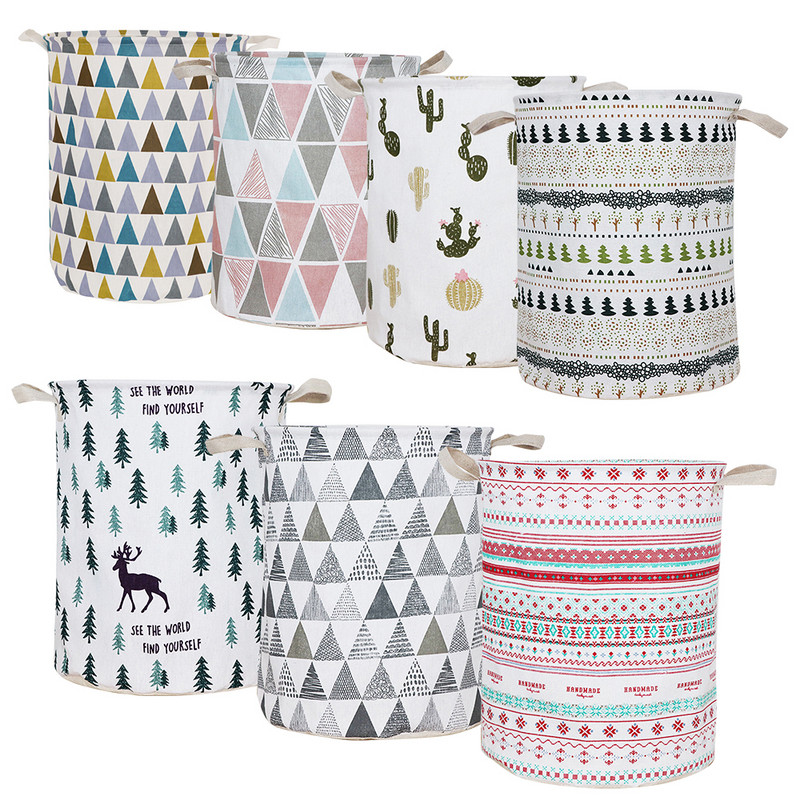 Îmbrăcăminte Coș de rufe Geantă Coș de rufe pliabil Sacul de depozitare haine de capacitate mare Găleată pentru depozitare jucării pentru copii, impermeabilă