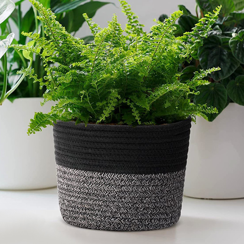 Rankų darbo pinti austi laikymo krepšeliai nešvarių skalbinių dekoratyviniai organizatoriai namams svetainei didelis skalbinių krepšelis, skirtas organizacijai