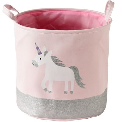 Sulankstomas skalbinių krepšelis didelis vandeniui atsparus nešvarių drabužių organizatorius drobė žaislų laikymo dėžės vaikų darželio drabužiams