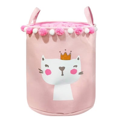 Sulankstomas skalbinių krepšelis didelis vandeniui atsparus nešvarių drabužių organizatorius drobė žaislų laikymo dėžės vaikų darželio drabužiams