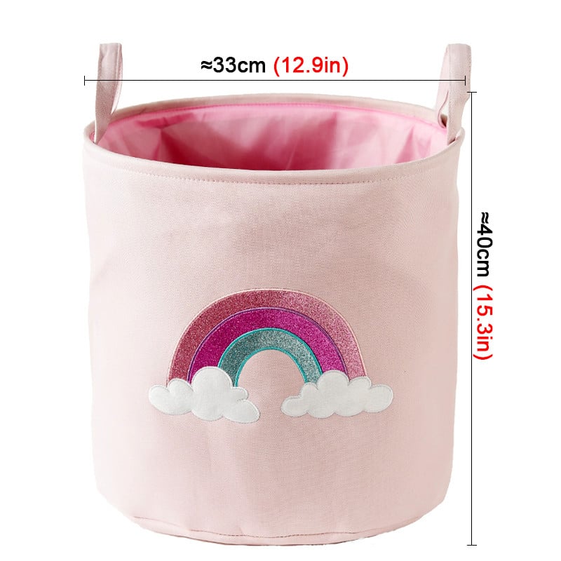 Sulankstomas skalbinių krepšelis didelis vandeniui atsparus nešvarių drabužių organizatorius drobė žaislų laikymo dėžės vaikų darželio drabužiams