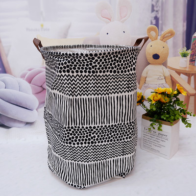 Coș de rufe pliabil de mare capacitate, jucării, sac de depozitare, cu închidere cu șnur, sac de rufe pentru găleată pentru haine murdare