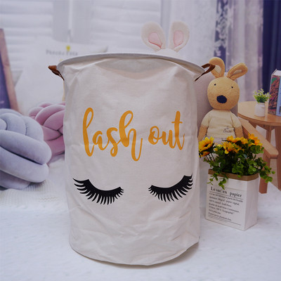 Coș de rufe pliabil de mare capacitate, jucării, sac de depozitare, cu închidere cu șnur, sac de rufe pentru găleată pentru haine murdare