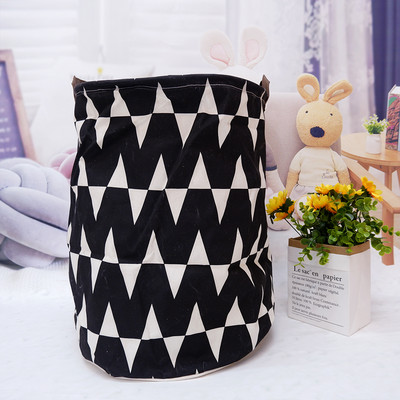 Coș de rufe pliabil de mare capacitate, jucării, sac de depozitare, cu închidere cu șnur, sac de rufe pentru găleată pentru haine murdare