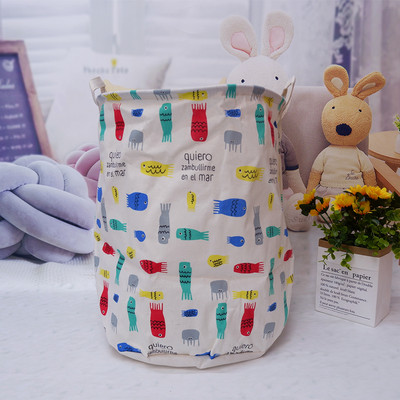 Coș de rufe pliabil de mare capacitate, jucării, sac de depozitare, cu închidere cu șnur, sac de rufe pentru găleată pentru haine murdare