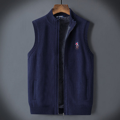 Vestă lejeră solidă cu fermoar