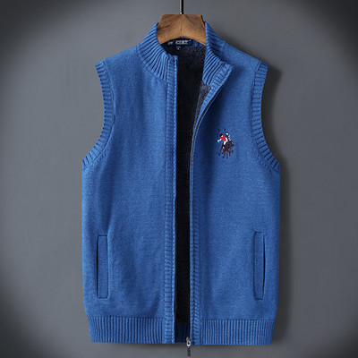 Vestă lejeră solidă cu fermoar