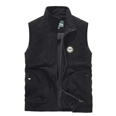 Új modell férfi mellény cipzárral három színben