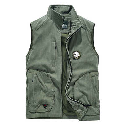 Új modell férfi mellény cipzárral három színben